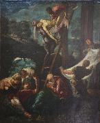 Jacopo Tintoretto The descent from the Cross painting